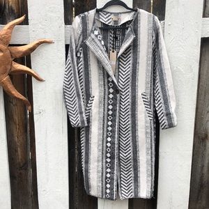 Long thick sweater coat